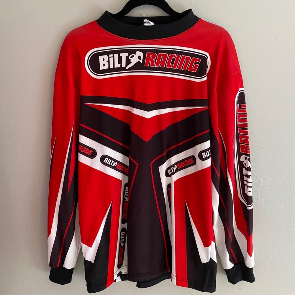 BILT RACING Motorcross BMX Dirt Bike Shirt S New Street